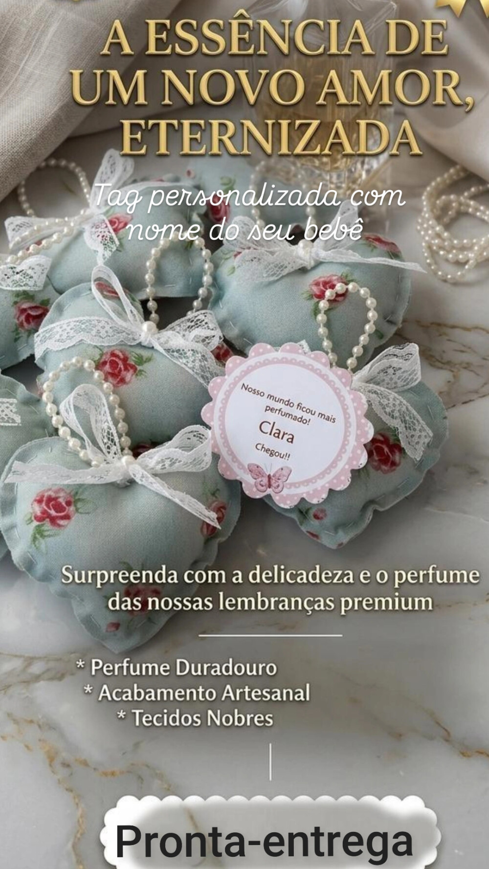 Lembrancinha nascimento menina