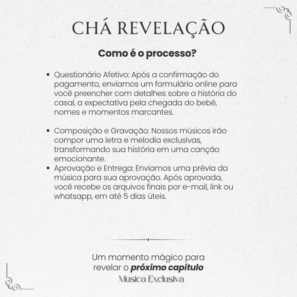 Música Personalizada para Gestante | Descubra Menino ou Menina