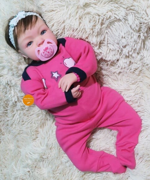 Bebê Reborn Menina Bebê Recém Nascida Parece de Verdade