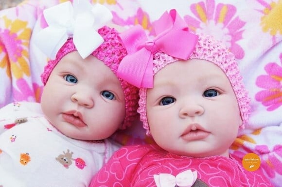Bebê Reborn Menina Gêmeas Realistas Um Verdadeiro Presente