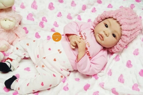 Bebê Reborn Menina Linda Bebê Recém Nascida com Enxoval