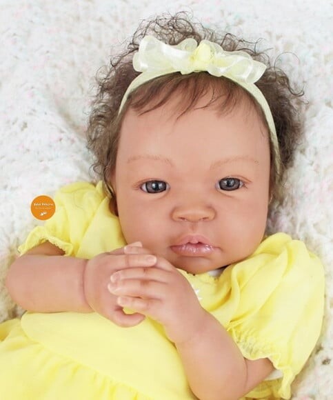 Bebê Reborn Menina Negra Parece de Verdade com Enxoval