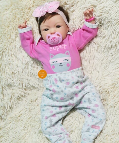 Bebê Reborn Menina Parece de Verdade Lindíssima com Enxoval