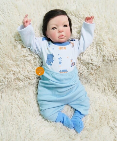 Bebê Reborn Menino Bebê Recém Nascido Parece de Verdade