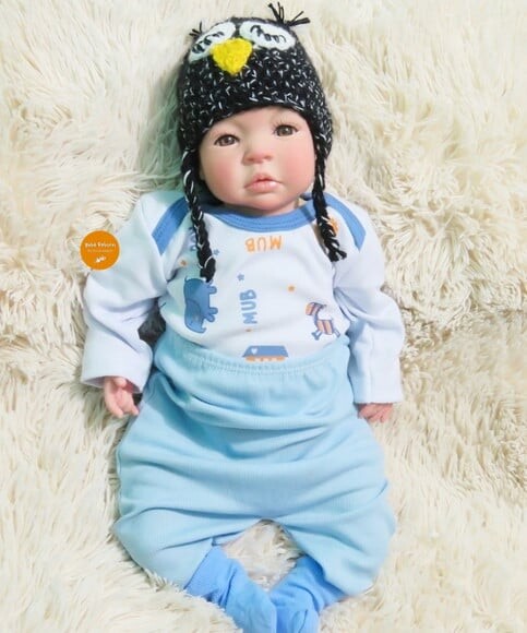 Bebê Reborn Menino Detalhes Reais Muito Fofo Super Promoção
