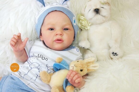 Bebê Reborn Menino Muito Lindo com Chupeta Super Promoção