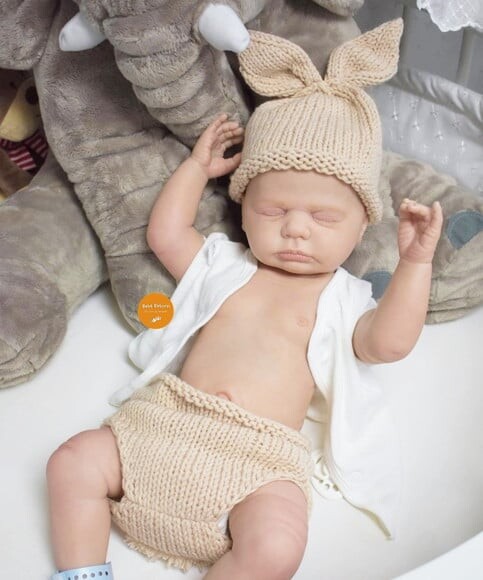 Bebê Reborn Menino Todo em Vinil Siliconado Super Realista