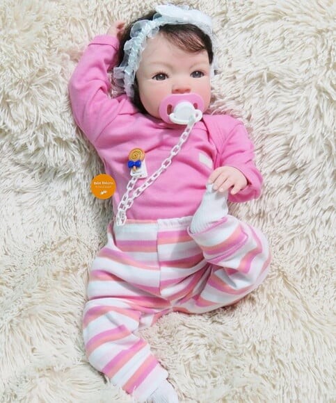 Boneca Bebê Reborn Menina Detalhes Reais Super Promoção