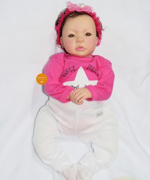 Boneca Bebê Reborn Menina Linda Parece Um Bebê de Verdade