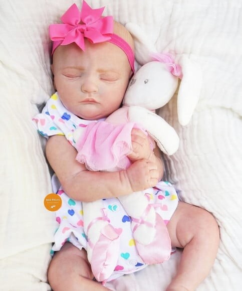 Boneca Bebê Reborn Menina Lindíssima Parece de Verdade
