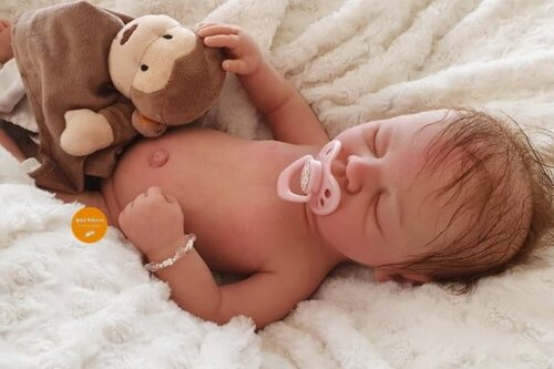 Bebê Reborn Menina Bebê Toda em Silicone Sólido Realista