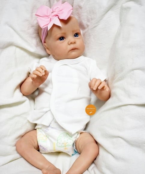 Bebê Reborn Menina Encantadora Bebê Realista com Chupeta