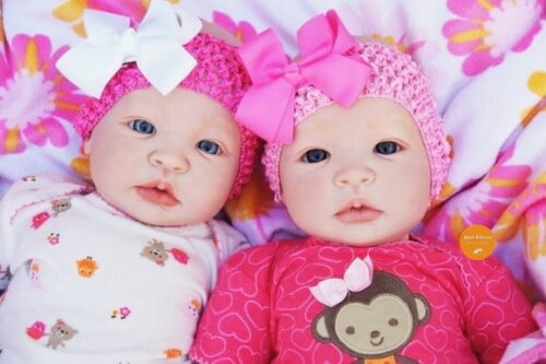 Bebê Reborn Menina Gêmeas Realistas Um Verdadeiro Presente