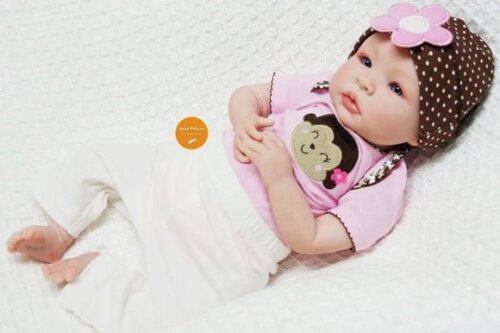 Bebê Reborn Menina Linda com Olhos Azuis Recém Nascida