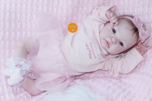 Bebê Reborn Menina Linda Princesa Realista com Enxoval