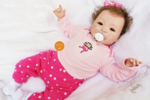 Bebê Reborn Menina Parece de Verdade Bebê Linda e Muito Fofa