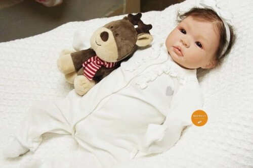 Bebê Reborn Menina Parece de Verdade Linda com Enxoval