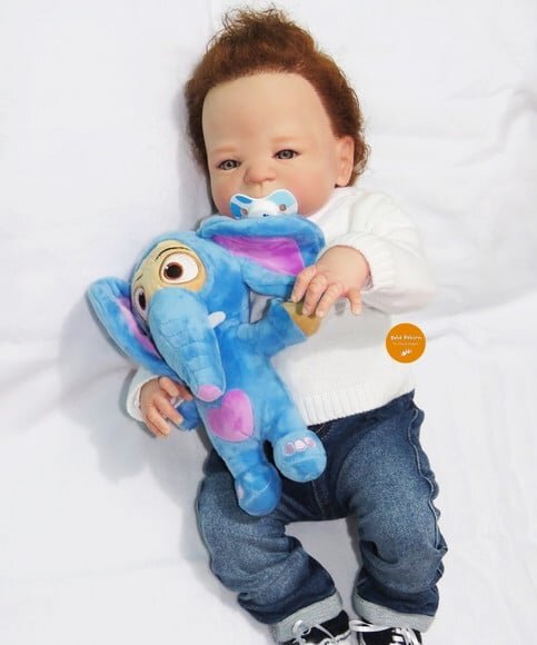 Bebê Reborn Menino Parece de Verdade Siliconado Articulável