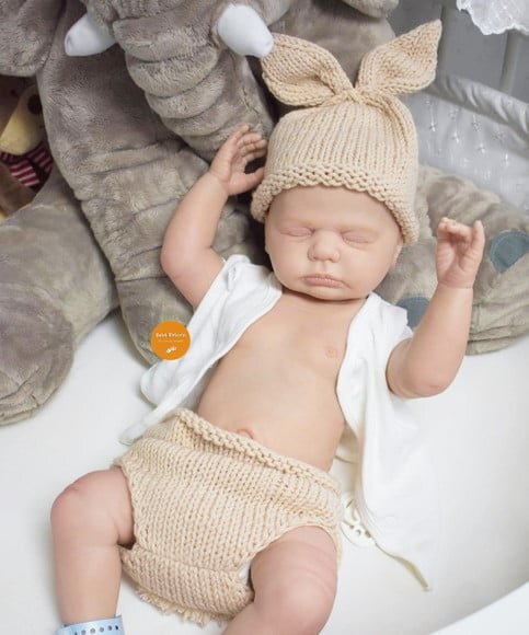 Bebê Reborn Menino Todo em Vinil Siliconado Super Realista