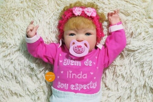 Boneca Bebê Reborn Menina Bebê com Membros Siliconado