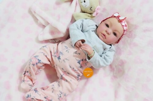 Boneca Bebê Reborn Menina Bebê Realista Barato com Enxoval