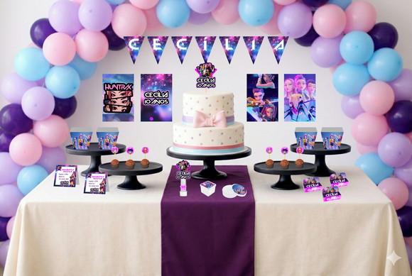 Kit Festa Completa Personalizada Guerreiras do K-pop - Tam G