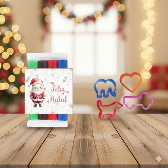 Lembrancinha Personalizada Natal Massinha e Cortador
