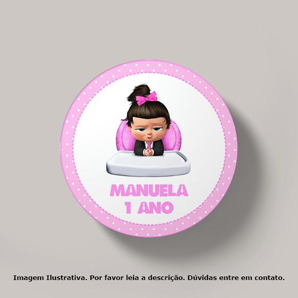 Tag Personalizada Aniversário Poderosa Chefinha (30 Un)