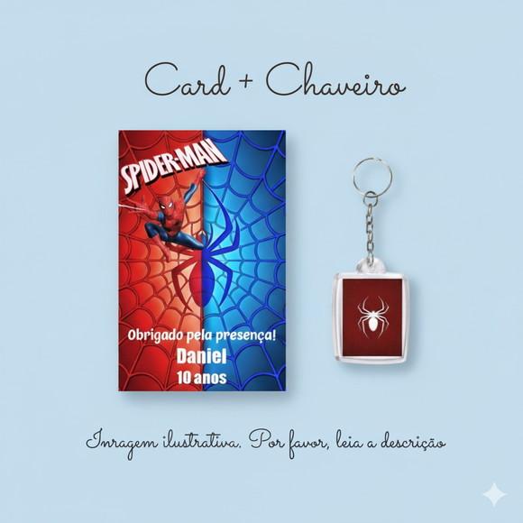 Chaveiro Personalizado Homem Aranha Lembrancinha Aniversário