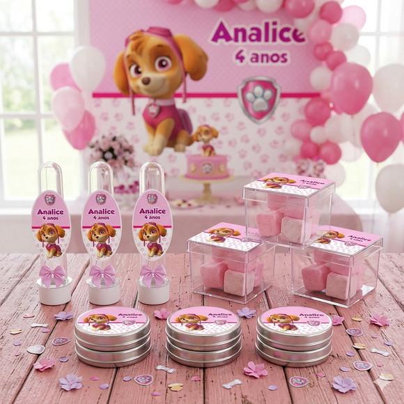 Lembrancinha Personalizada Skye - Kit 45 Peças