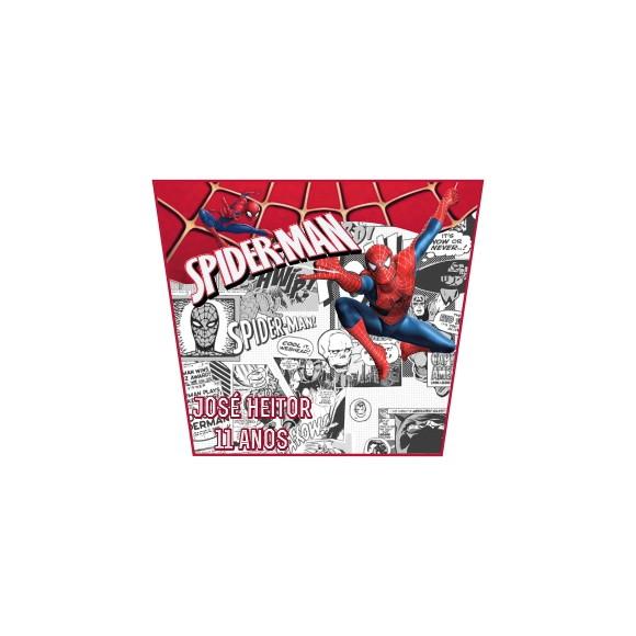 Adesivo Personalizado Balde Pipoca Homem Aranha