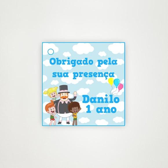 Tag Personalizada Agradecimento Mundo Bita