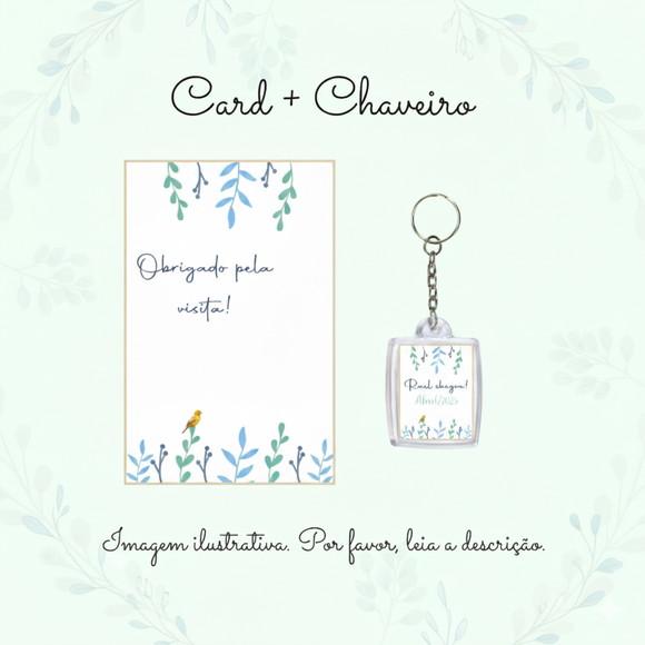 Chaveiro Personalizado Jardim Menino Lembrancinha