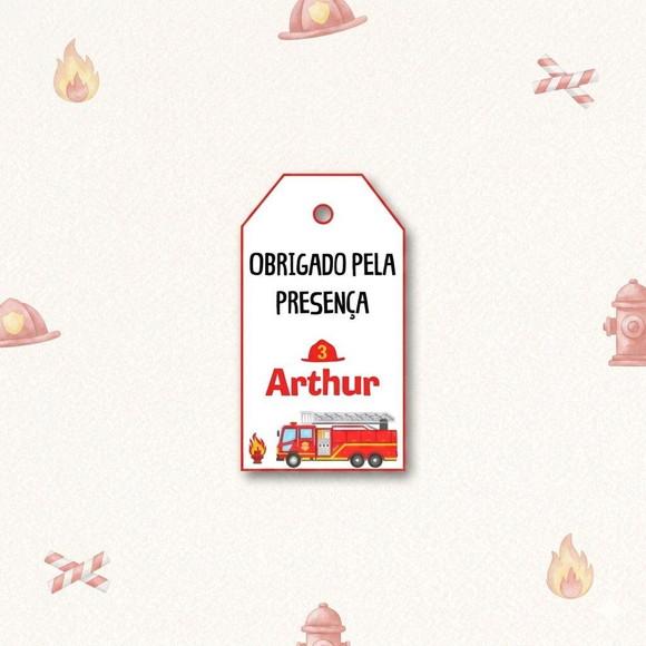 Tag Personalizada Bombeiro