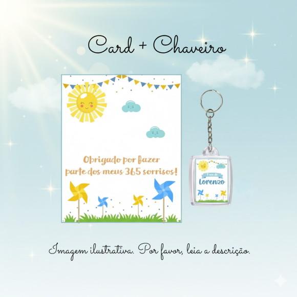 Chaveiro Personalizado 365 Sorrisos Lembrancinha