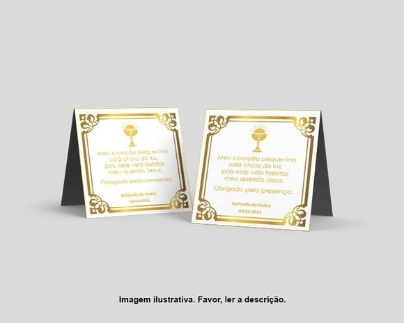 Cartão Agradecimento Mesa Personalizado Batizado