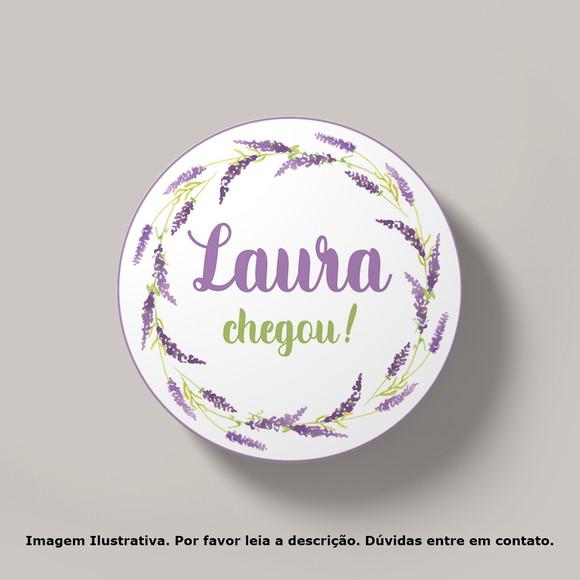 Tag Personalizada Maternidade Lavanda