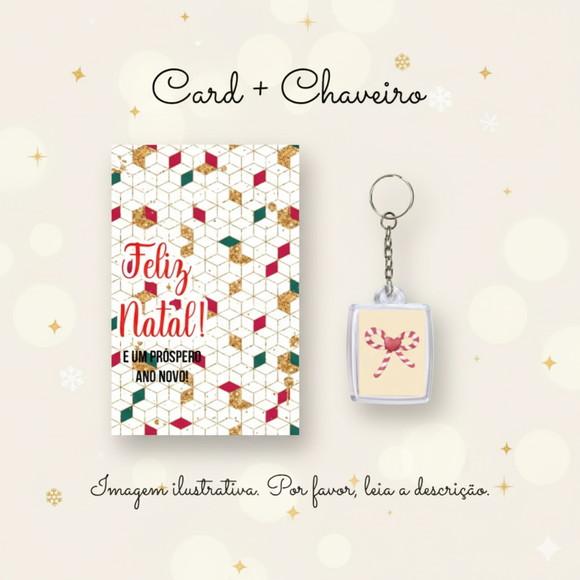 Chaveiro Personalizado Natal Lembrancinha Fim de Ano