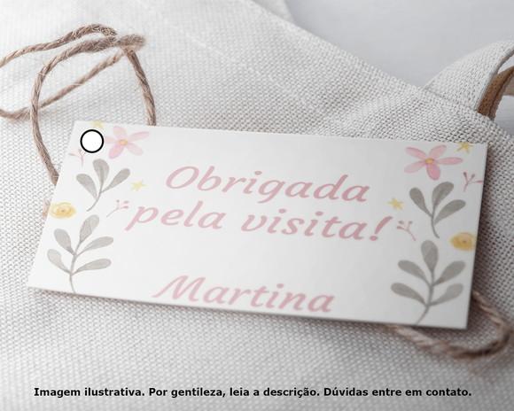 Tag Personalizada Maternidade Aquarela