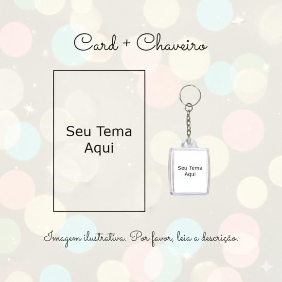 Chaveiro Personalizado - Qualquer Tema Lembrancinha Eventos