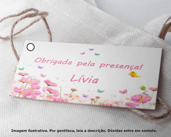 Tag Personalizada Jardim das Borboletas