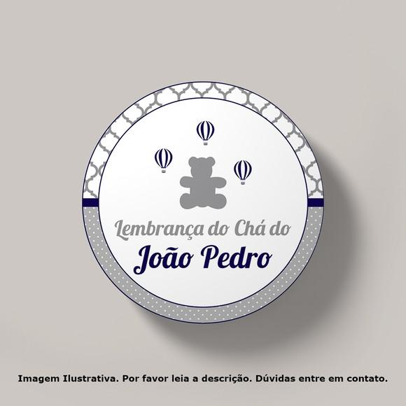 Tag Personalizada Ursinho e Balões