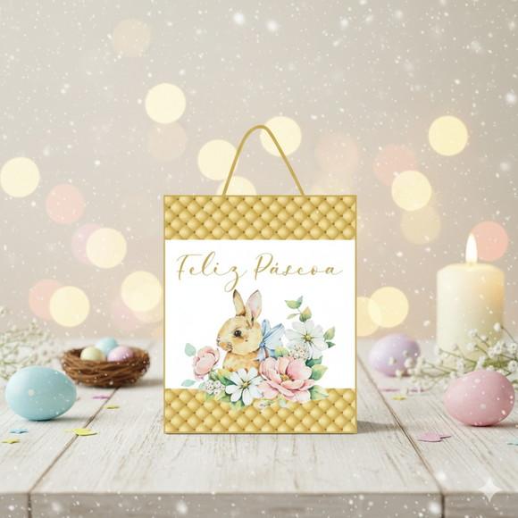 Sacolinha Personalizada Páscoa - Lembrancinha - Tam P
