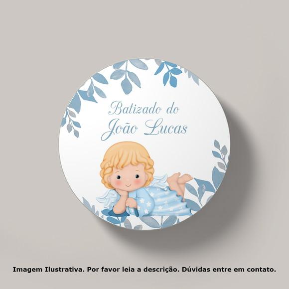 Tag Personalizada Batizado Anjinho