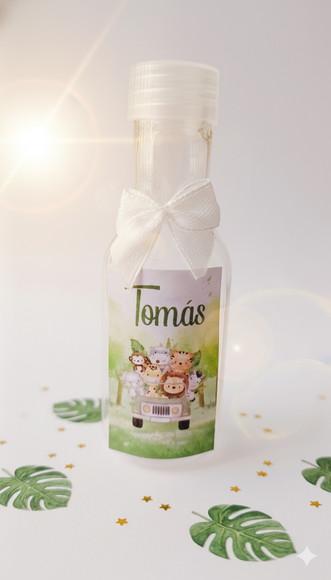 Lembrancinha Maternidade Garrafinha Personalizada Safari