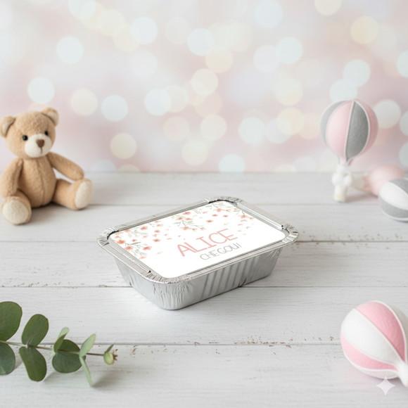 Marmitinha Personalizada Floral - 250ml