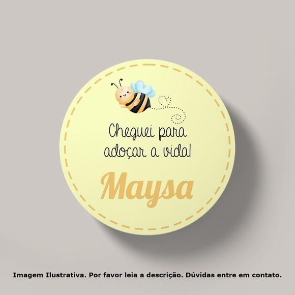 Tag Personalizada Maternidade Abelhinha
