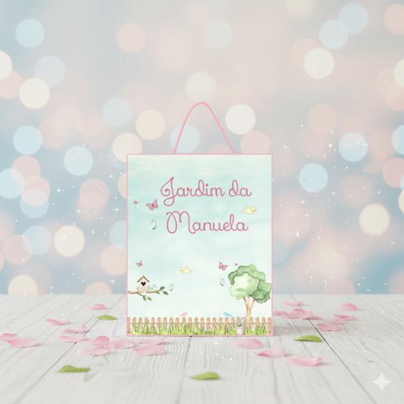 Sacolinha Personalizada Jardim Encantado Lembrancinha Tam P