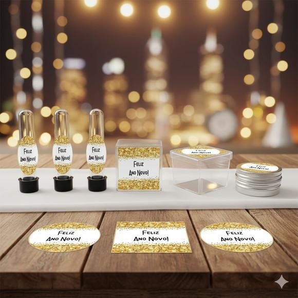 Kit Personalizado Latinha, Tubete, Caixinha Ano Novo