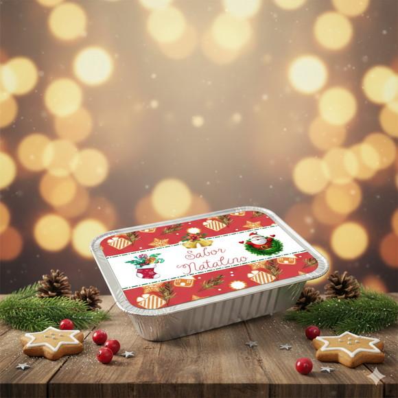 Mini Marmitinha Personalizada Natal (10 Unidades)